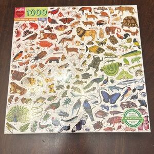 EeBoo “a rainbow world” Puzzle. 1000 pieces.  Complete.  Excellent condition